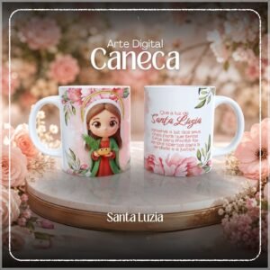 Sublimação Caneca Santa Luzia