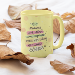 Sublimação Caneca Sonhos