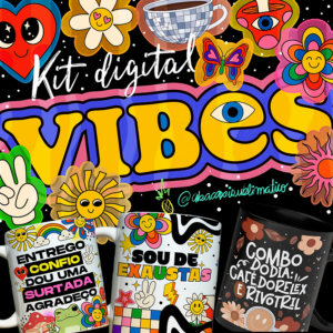 Sublimação Caneca Vibes Vol 3