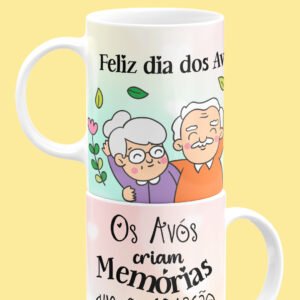 Sublimação Canecas Dia Dos Avós 16