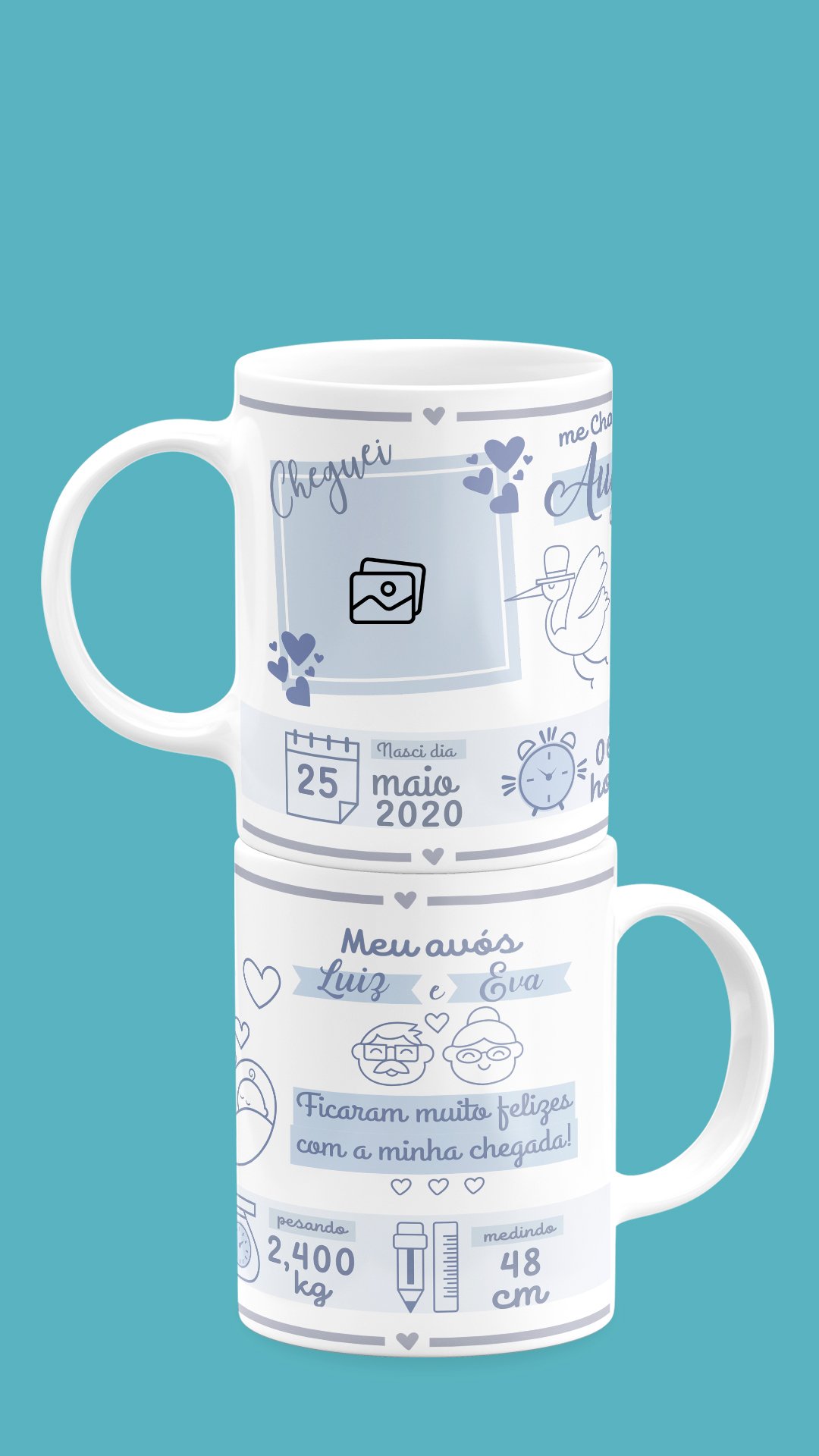 Sublimação Canecas Dia Dos Avós 25