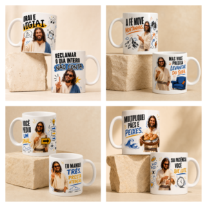 Sublimação Canecas Jesus 1.0