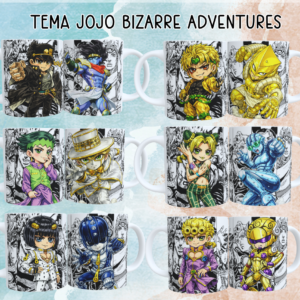 Sublimação Canecas Jojo Bizarre Adventure