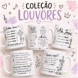 Sublimação Canecas Louvores