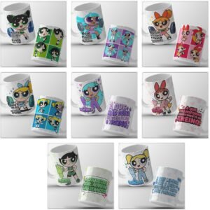 Sublimação Canecas Meninas Super Poderosas Treino