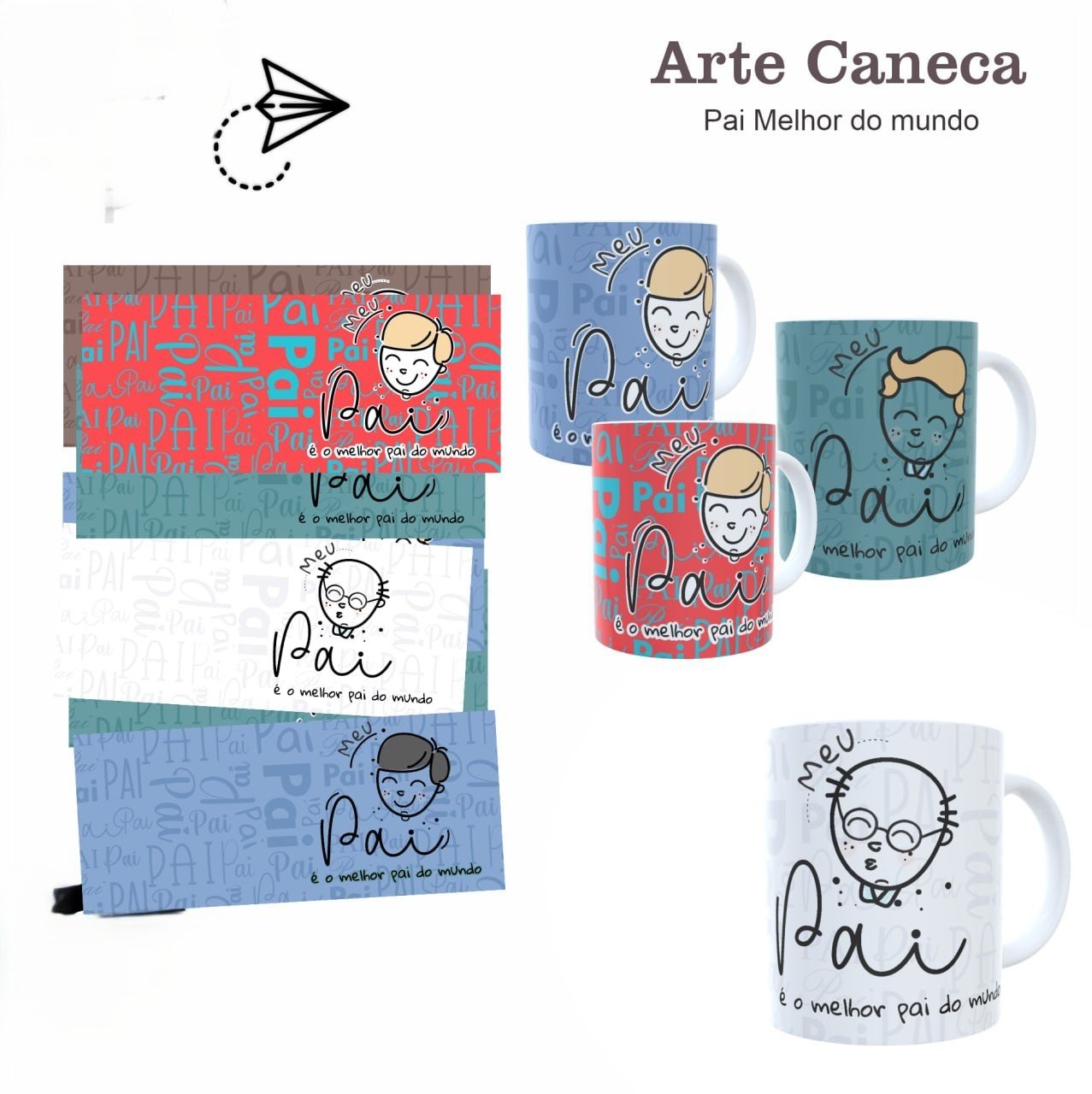 Sublimação Canecas Pai