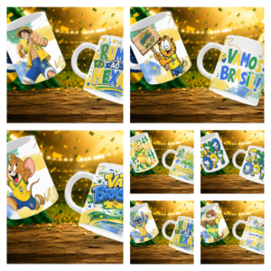 Sublimação Canecas Personagens Copa
