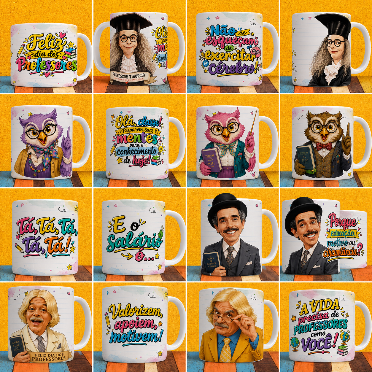 Sublimação Canecas Professor Bocão