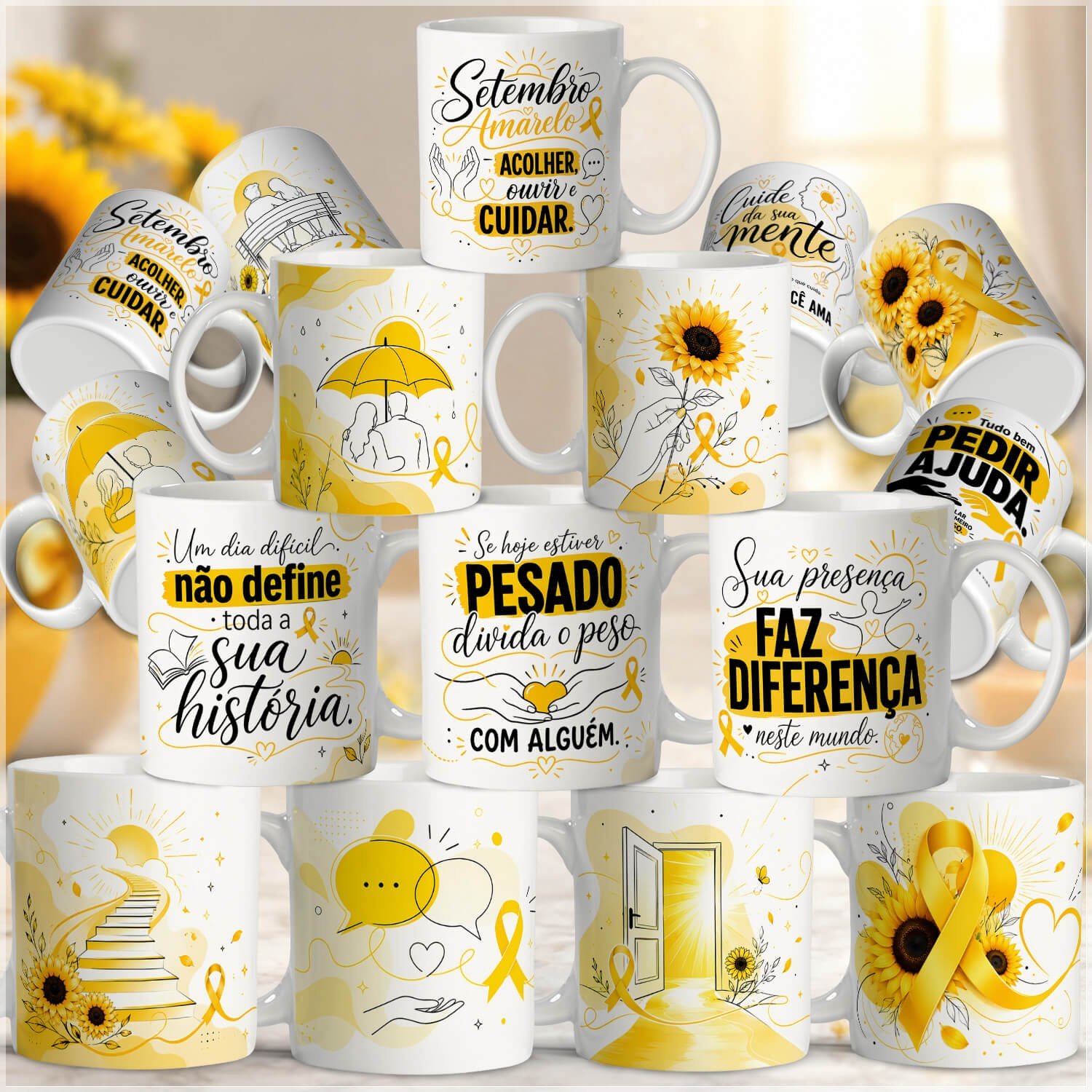 Sublimação Canecas Setembro Amarelo