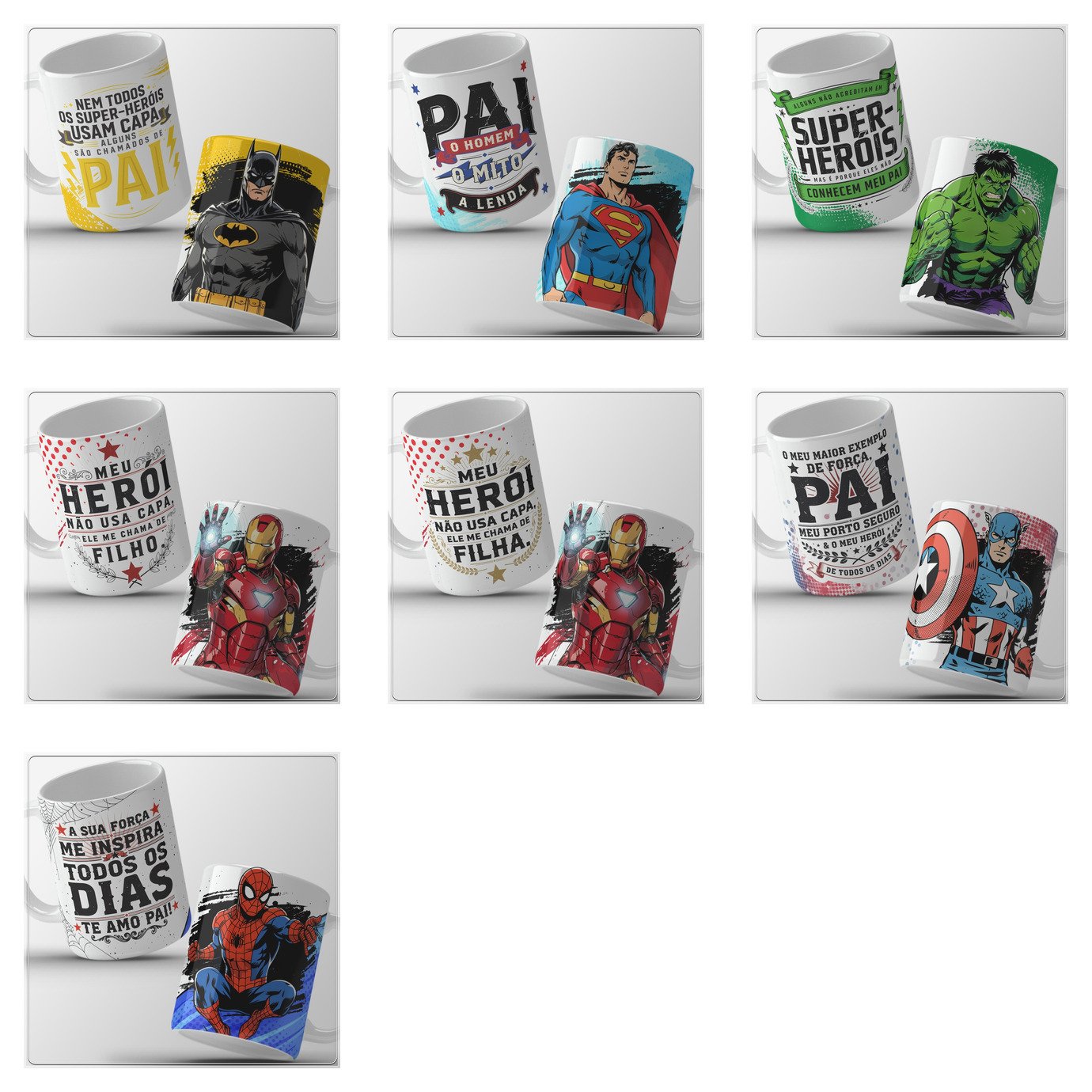 Sublimação Canecas Super Pai