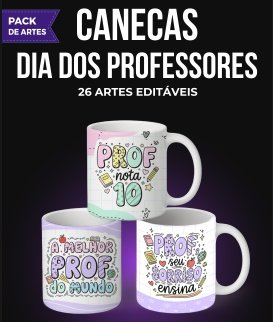 Sublimação Combo Canecas Gratidão Em Cores Dia Dos Professores 1