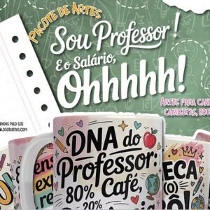 Sublimação Combo Canecas Pacote De Artes – Vol Dia Dos Professores 1