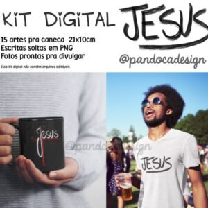 Sublimação Combo Jesus