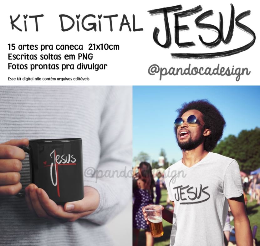 Sublimação Combo Jesus