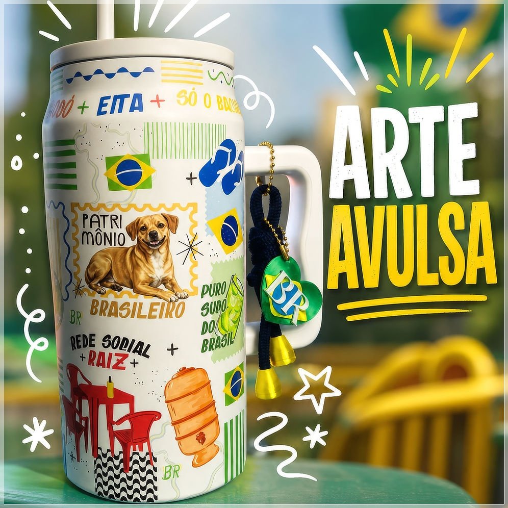 Sublimação Copo E Caneca Brasilidades