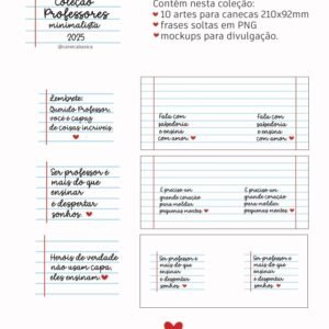 Sublimação DTF Arquivo Digital Sublimação Minimalista Dia Dos Professores 6