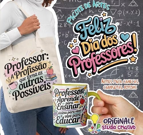 Sublimação Kit Combo Mini Pack – Frases Inspiradoras Dia Dos Professores 3