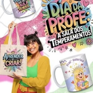 Sublimação Kit Combo Professoras Perfil Comportamental Dia Dos Professores 1